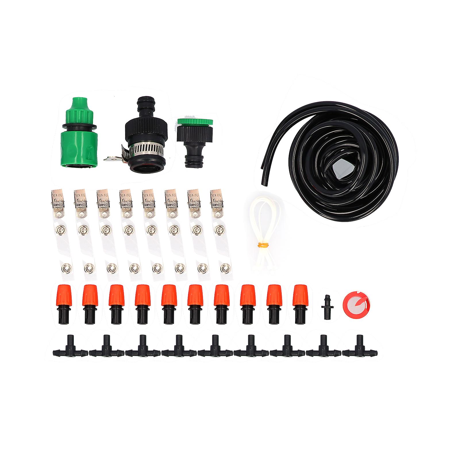 8m Garden Irrigation System Single Outlet Atomizing Kit For Greenhouse Flower Bed