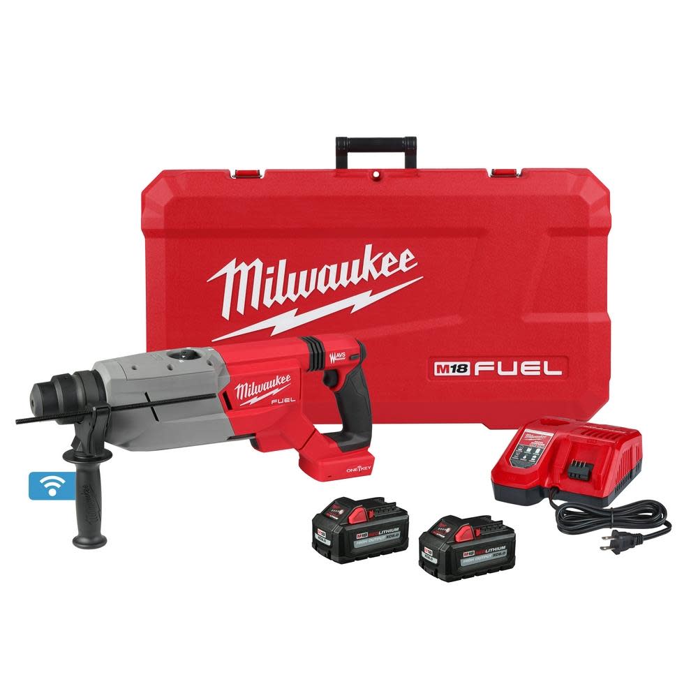 Milwaukee M18 FUEL 1 1/4闁?SDS Plus D Handle Rotary Hammer Kit with ONE KEY
