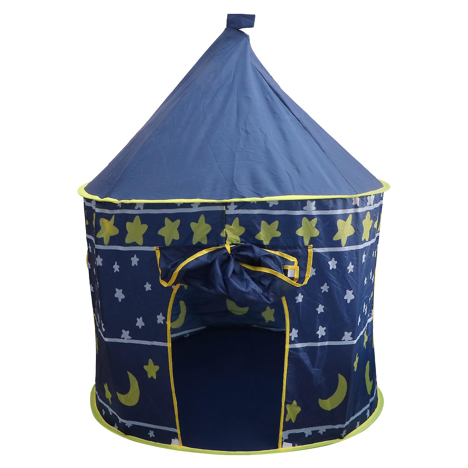 Baby Yurt Moon Star Pattern Tent Foldable Game House Kids Playhouse For Outdoors