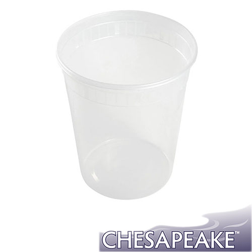 Chesapeake Deli Container | Polypropylene， Bulk， 32 Oz， Clear， 480