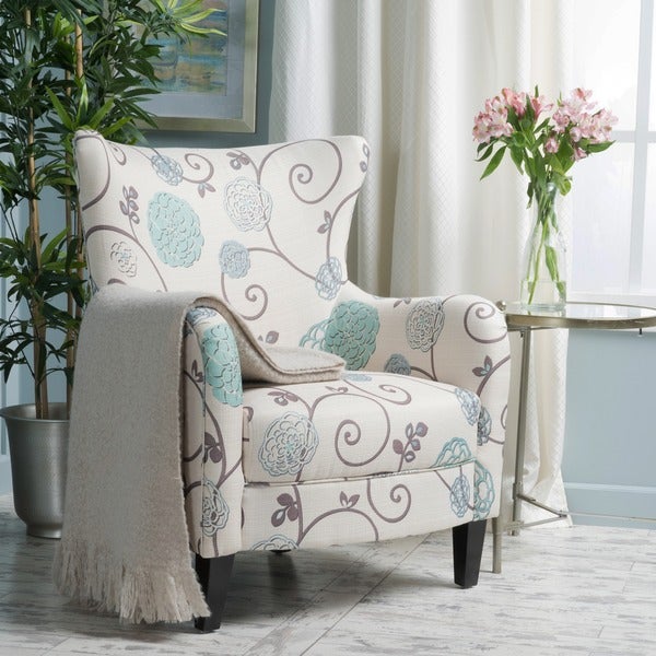 Arabella Contemporary Fabric Upholstered Club Chair by Christopher Knight Home - 30.00
