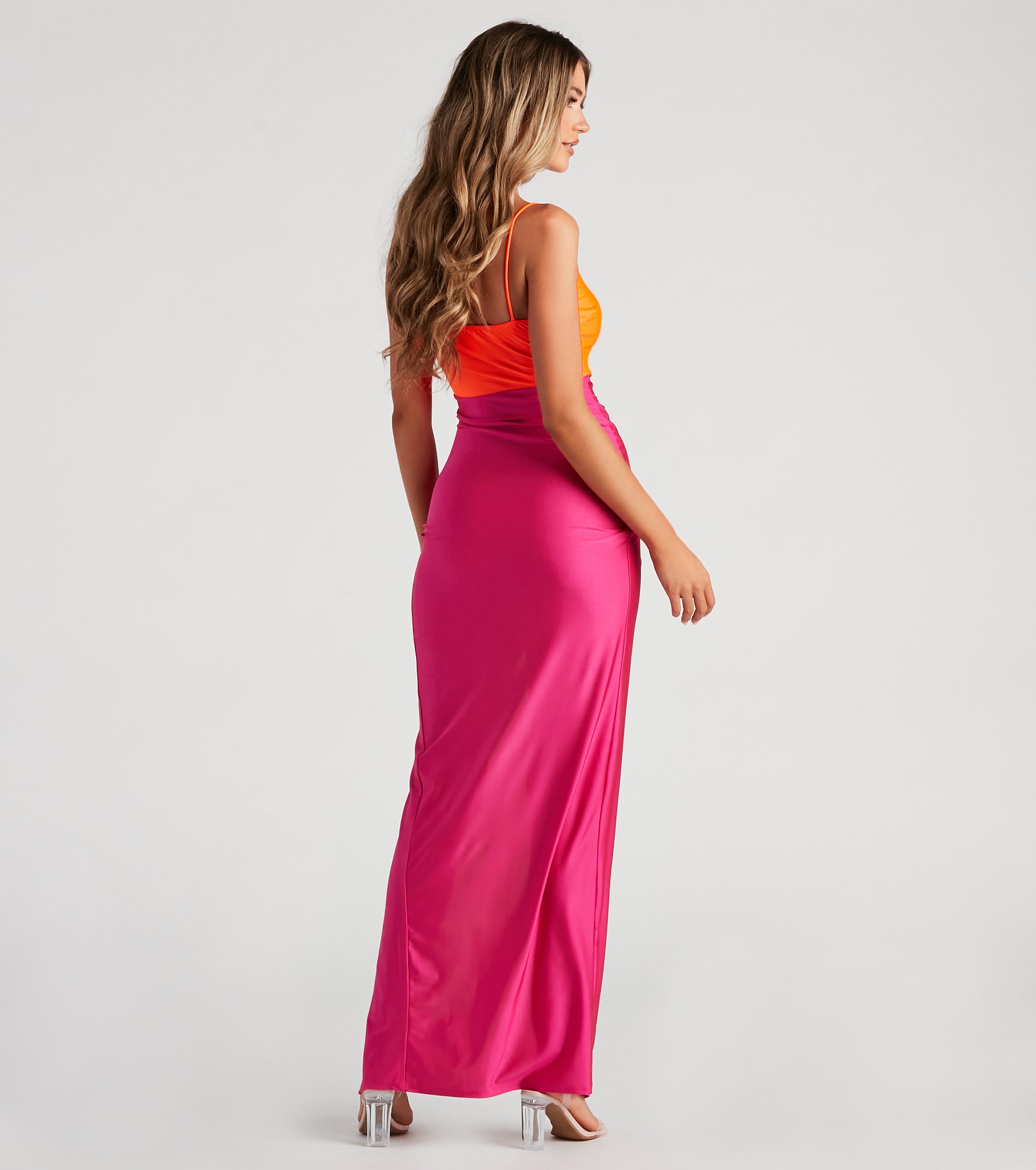 Denise Formal Color Block Dress