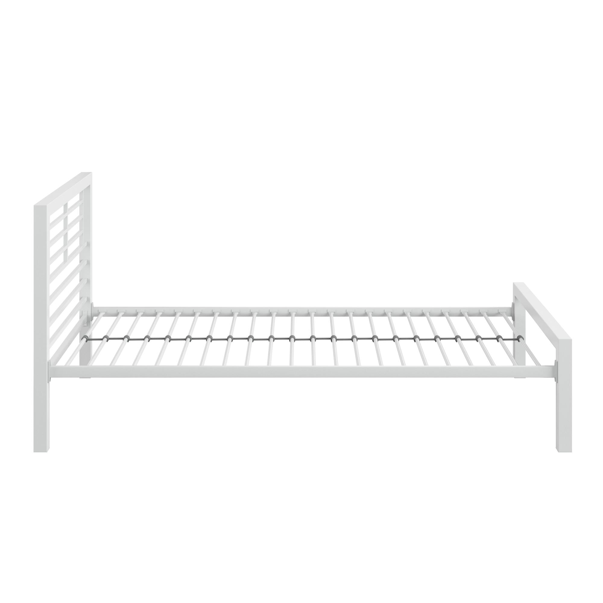DHP Your Zone Twin Metal Bed, Multiple Colors, (White)