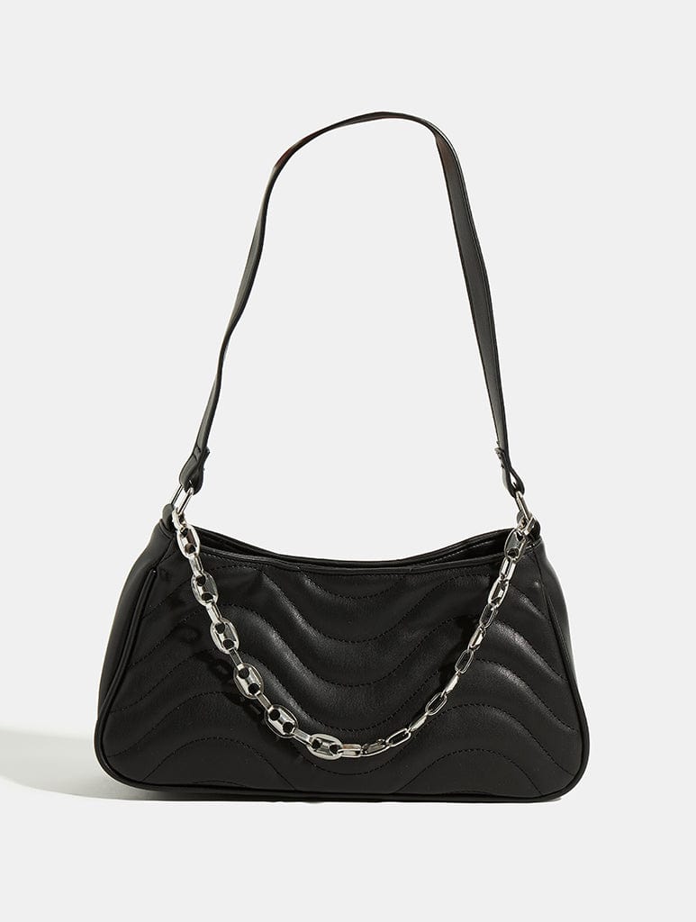 Elysian Noir Chain Shoulder Bag
