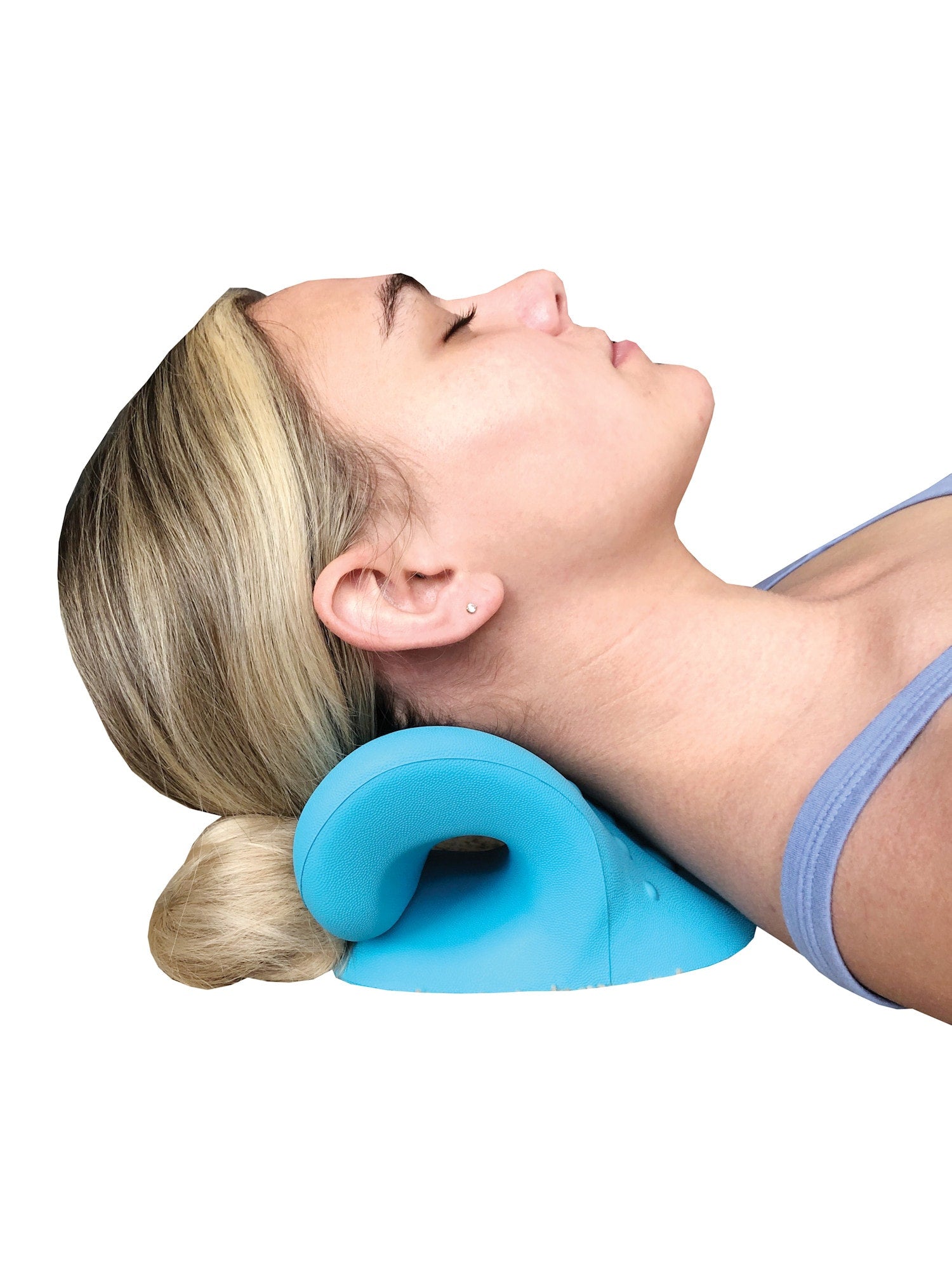 Therapeutic Cervical Support Neck Pillow with Acupressure Nodes