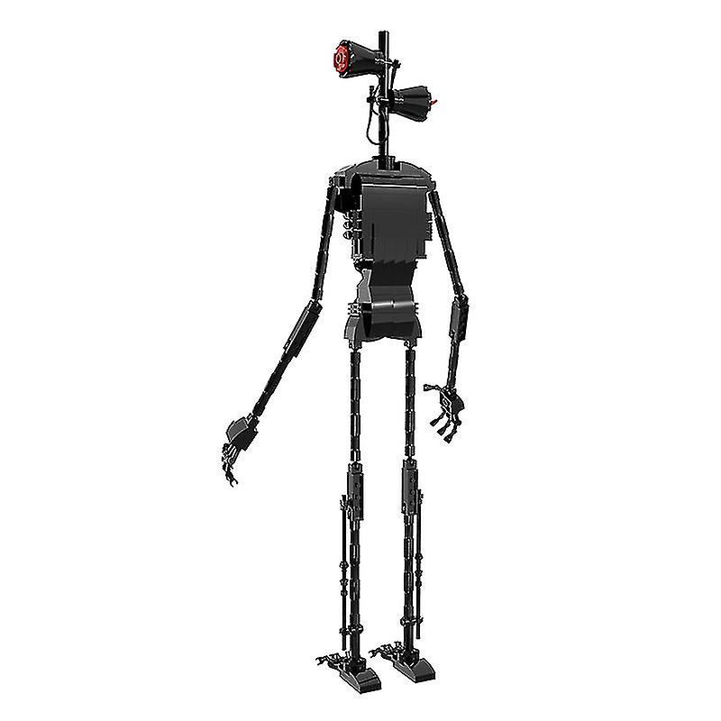 Miman Halloween Action Figure Building Block Horror Urban Legend Siren Head Skeleton Robot Bricks Set Children Toys Gifts