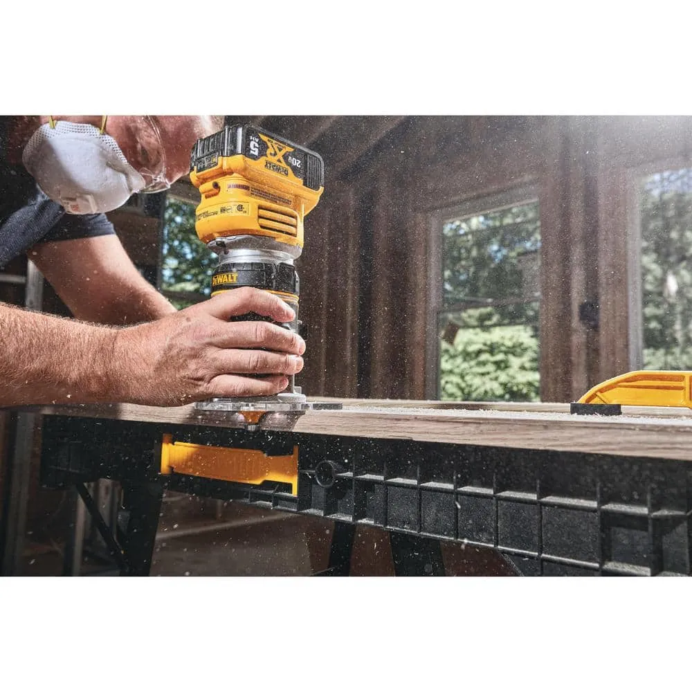 DEWALT 20V MAX XR Cordless Brushless Compact Router (Tool Only) DCW600B