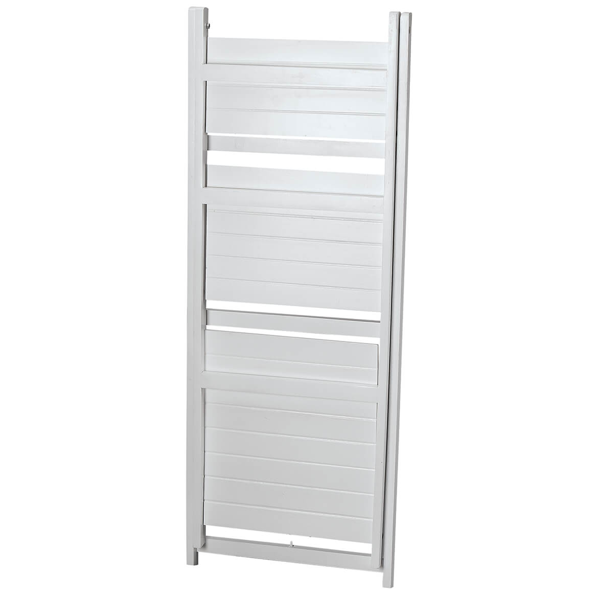 OakRidge Freestanding 3-Tier Ladder Shelf， Decorative Storage Rack， White