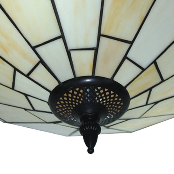  Stained Glass Flush Ceiling Light Entryway Lighting