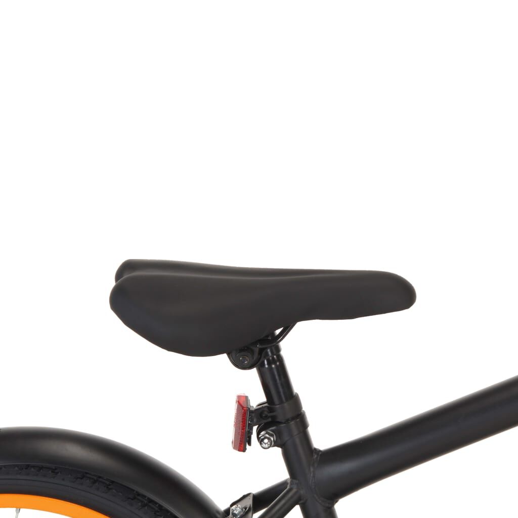 vidaXL Kids Bike with Front Carrier 20 inch Black and Orange