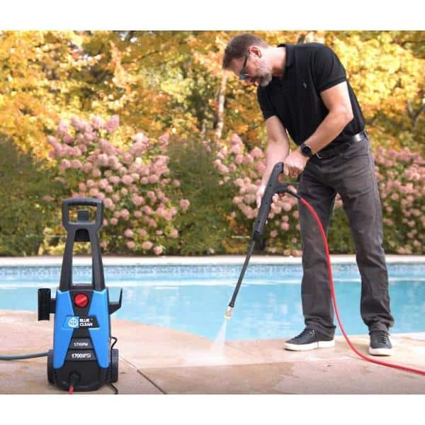 AR Blue Clean BC142HS AR Blue Clean New， Universal Motor， 1700 PSI， Cold Water， Electric Pressure Washer， with Up to 1.7 GPM