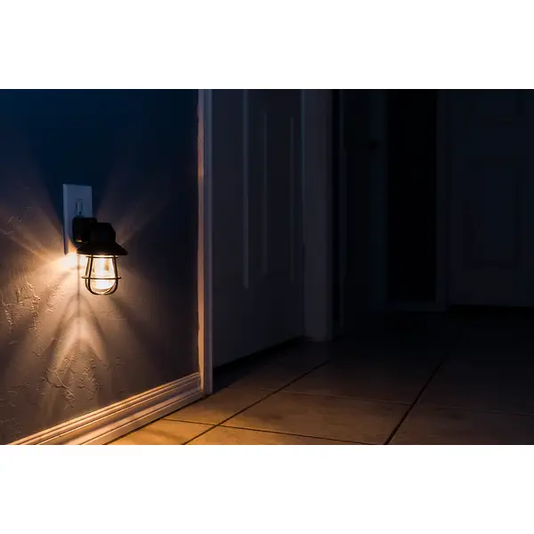 GE LED Light Sensing Vintage Night Light