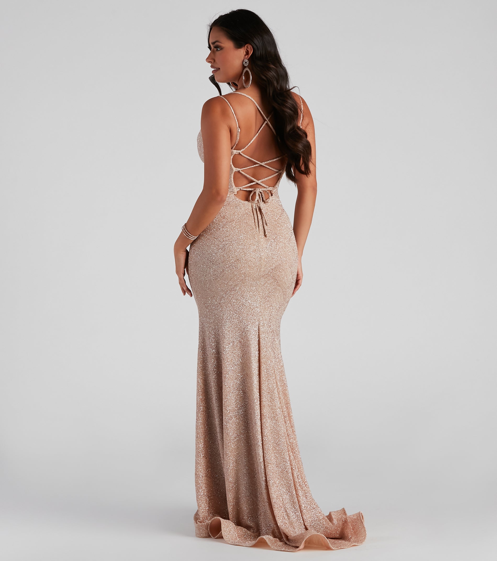 Romy Formal Mermaid Glitter Dress