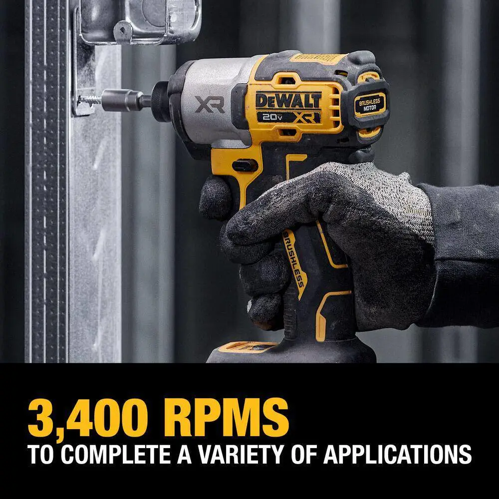 DEWALT 20-Volt MAX XR Lithium-Ion Cordless Brushless 14 in. 3-Speed Impact Driver Kit with (2) 5.0 Ah Batteries Charger  Bag DCF845P2