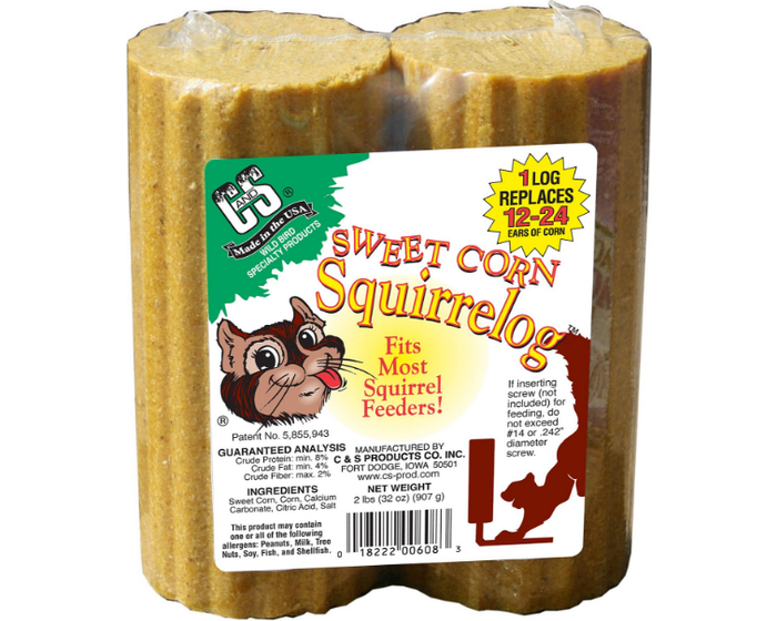 C and S Sweet Corn Squirrelog Refill Squirrel Food 32 oz. - 100214378