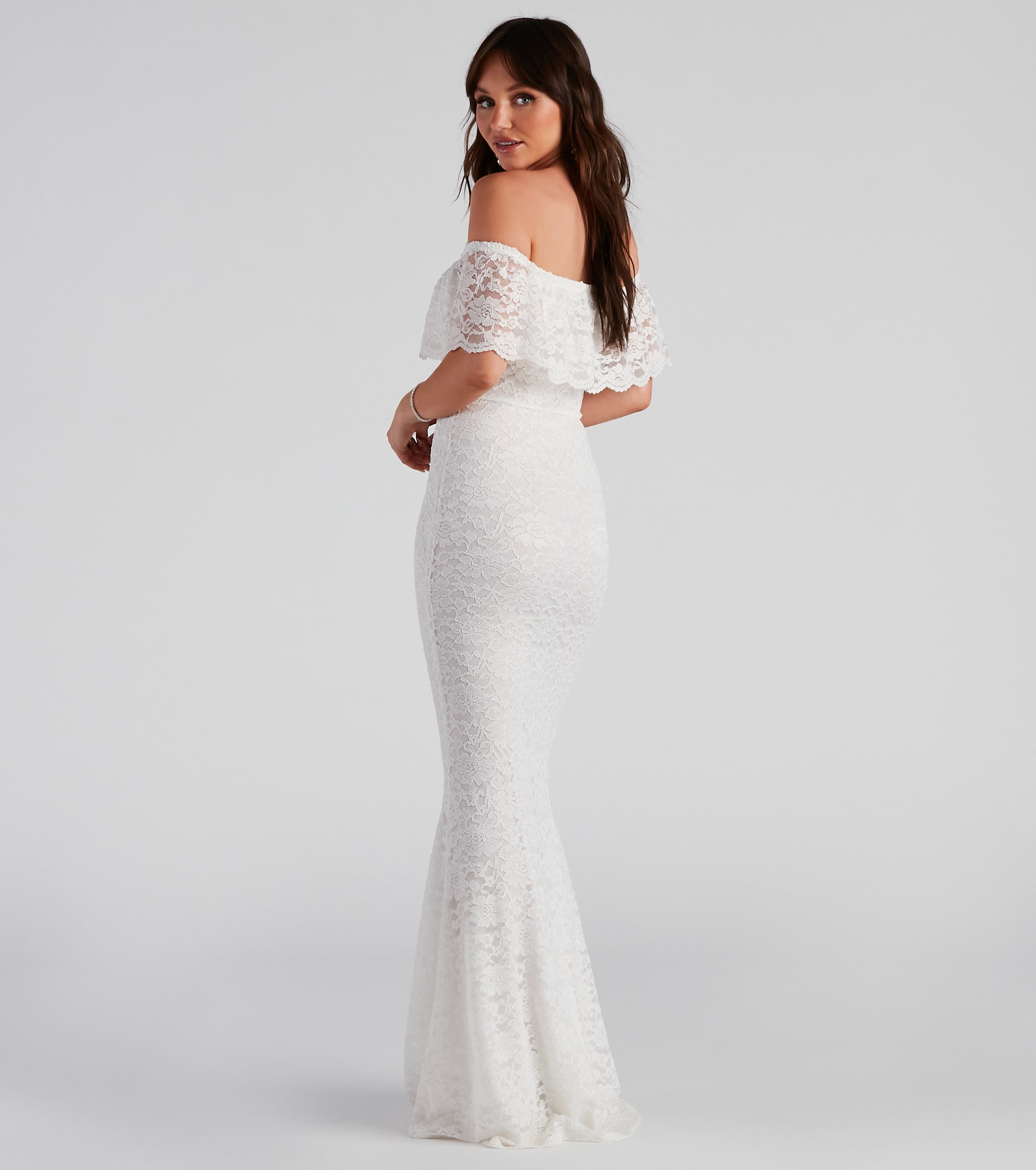 Kourtney Formal Lace Mermaid Dress