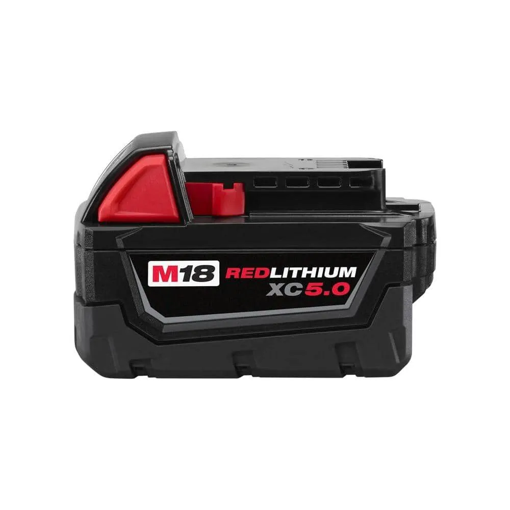 Milwaukee M18 18-Volt 5.0 Ah Lithium-Ion XC Extended Capacity Battery Pack 48-11-1850