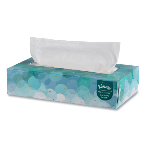Kleenex White Facial Tissue for Business， 2-Ply， White， Pop-Up Box， 100 Sheets/Box， 36 Boxes/Carton (21400)