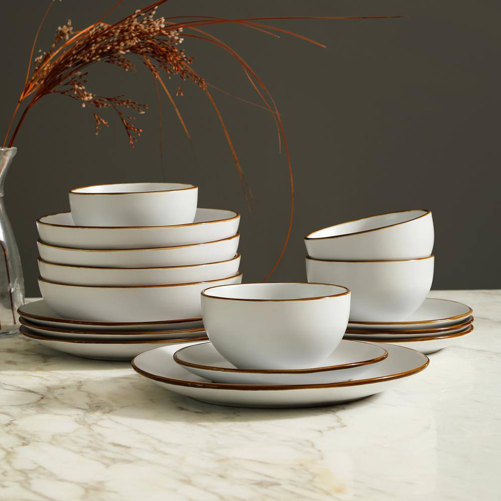 white tableware set