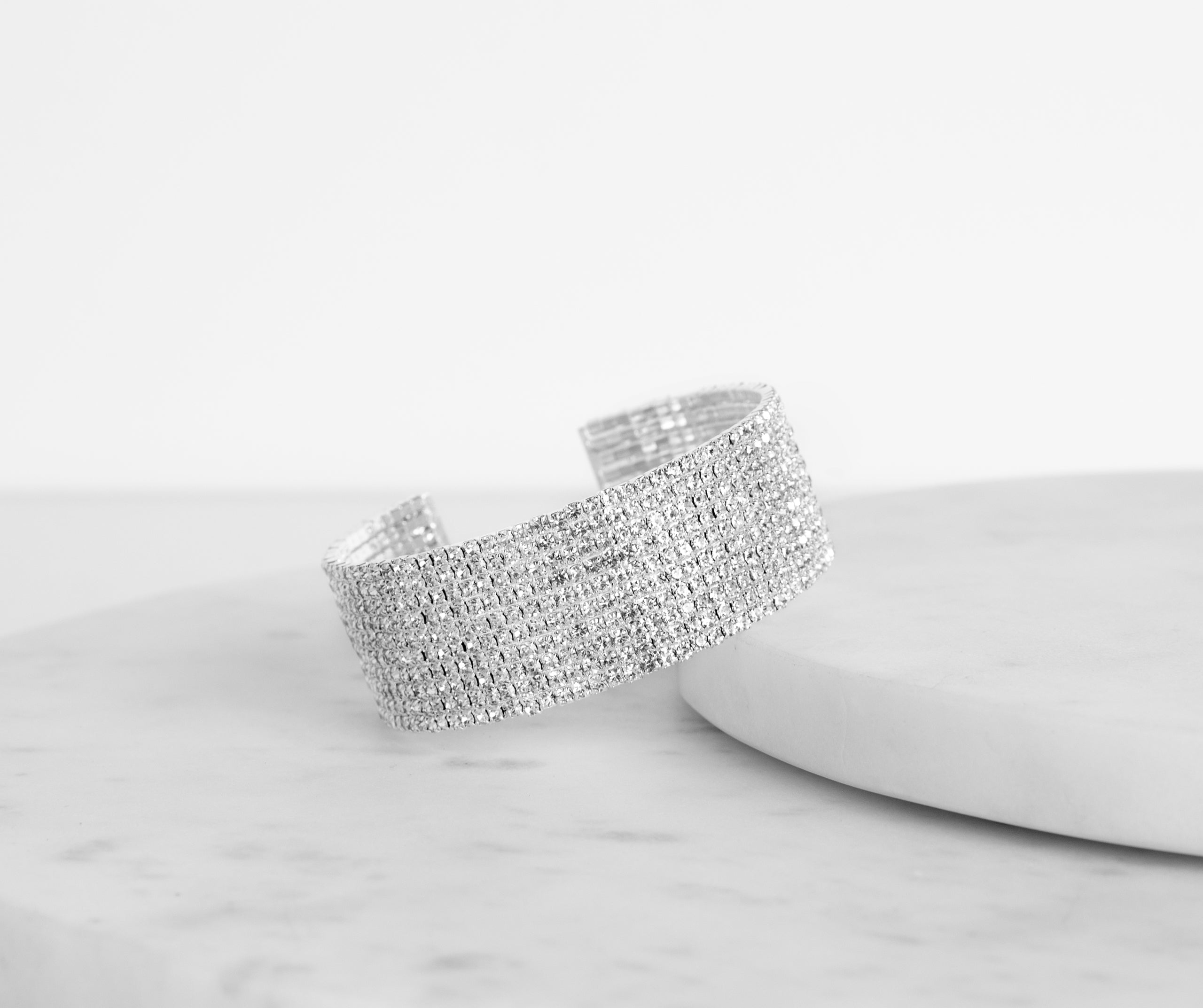 All About The Rhinestones Cuff
