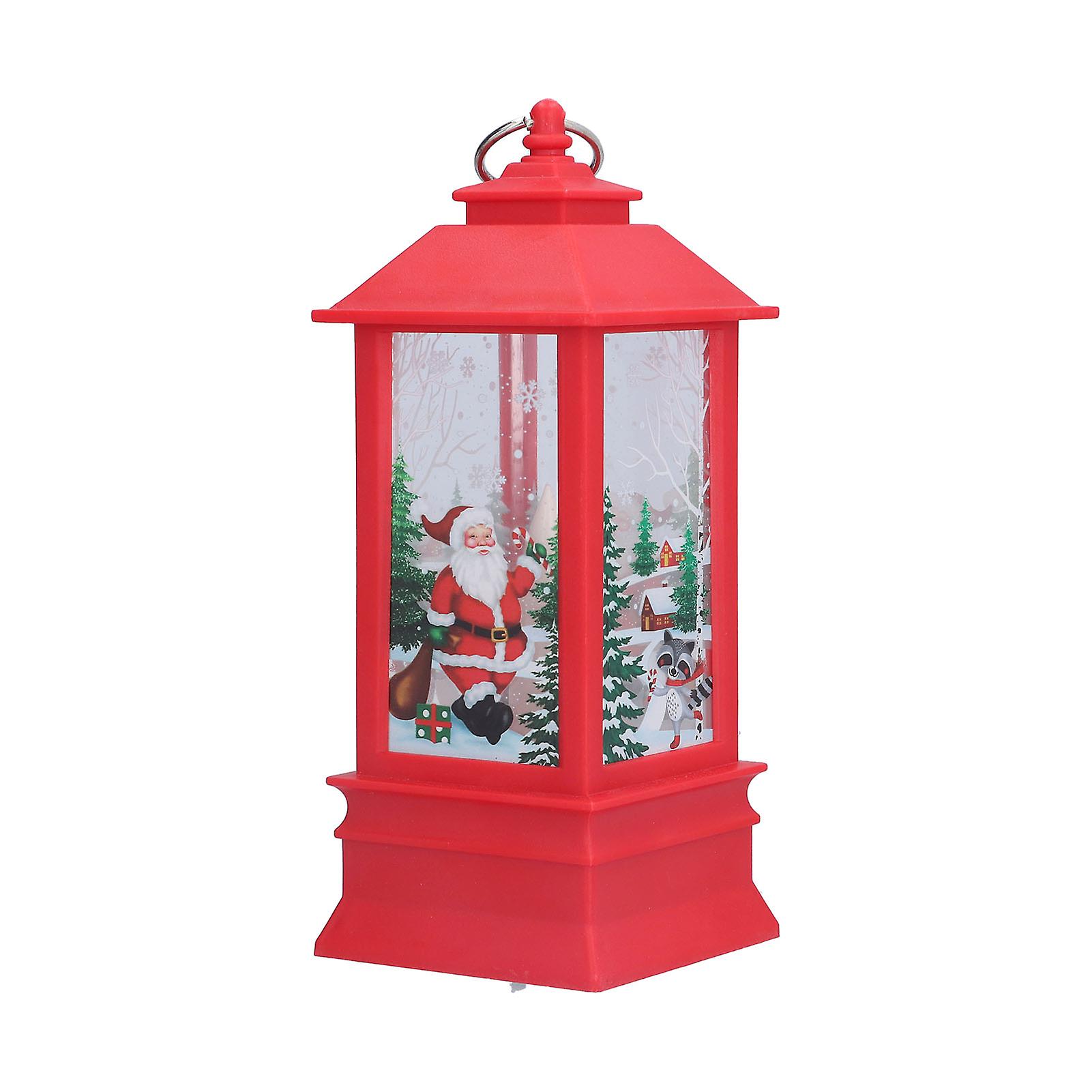 Christmas Lanterns Battery Powered Led Lighted Snowman Lanterns For Christmas Holiday Decorations