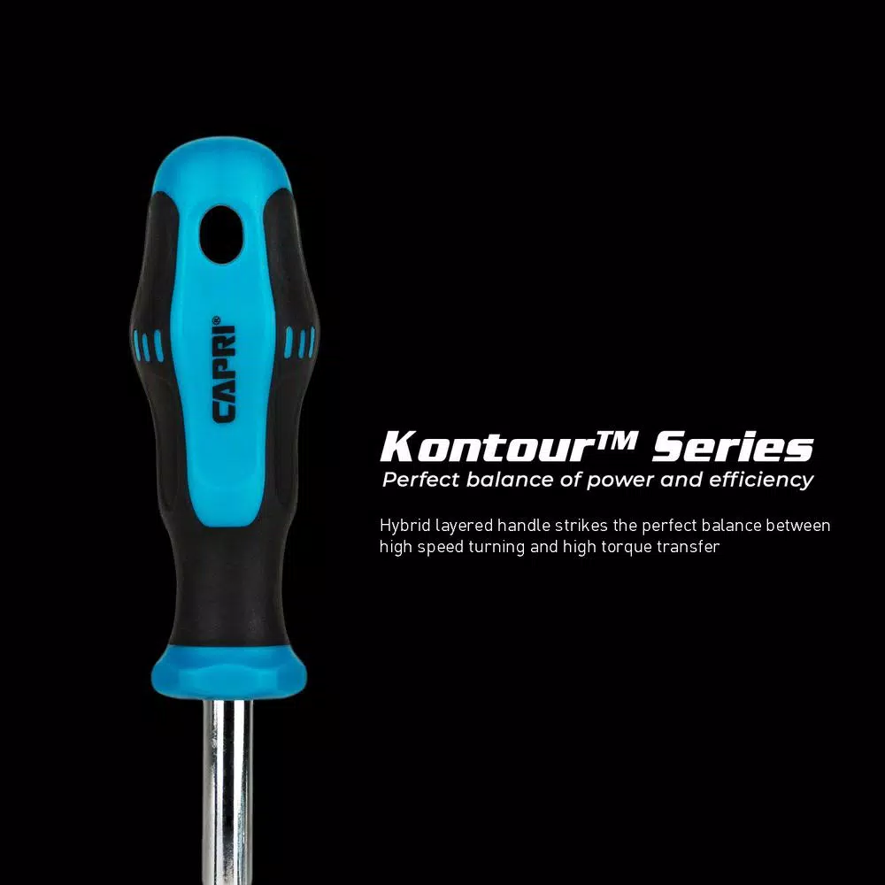 Capri Tools Kontour 1/2 in. Hollow Shaft Nut Driver and#8211; XDC Depot