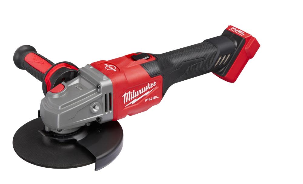 Milwaukee M18 FUEL 4 1/2-6 Lock On Braking Grinder with Slide Switch Bare Tool Reconditioned