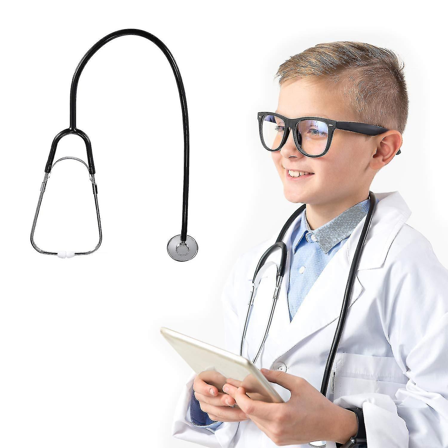 2 Pcs Stethoscope Toy，pretend Play Doctor's Set Role-playing Games Toys For Children