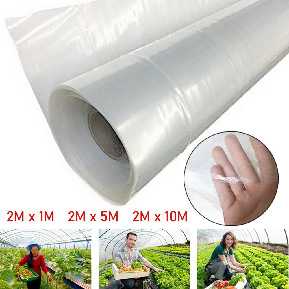 Ruibeauty Greenhouse Clear Plastic Poly Film Polytunnel Poly Hot House Cover VARIOUS LENGT,6.56x19.68Ft