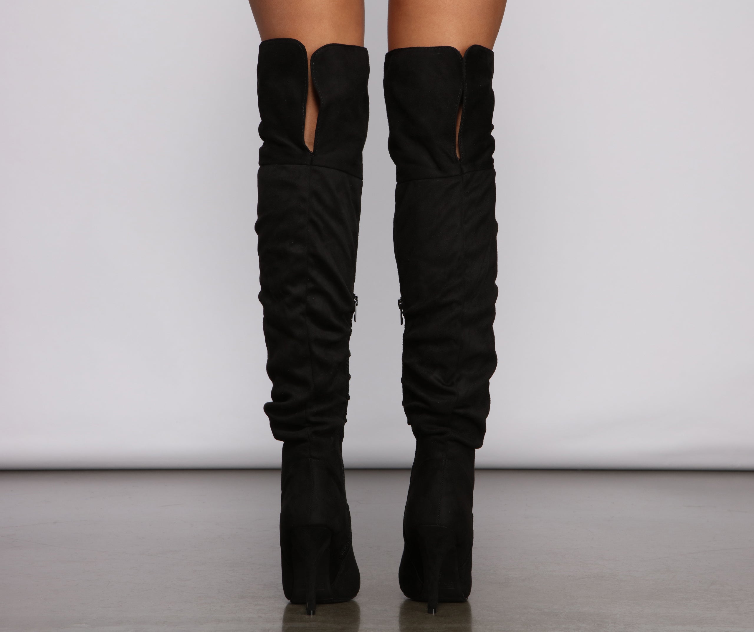 Essential Over the Knee Stiletto Heel Boots