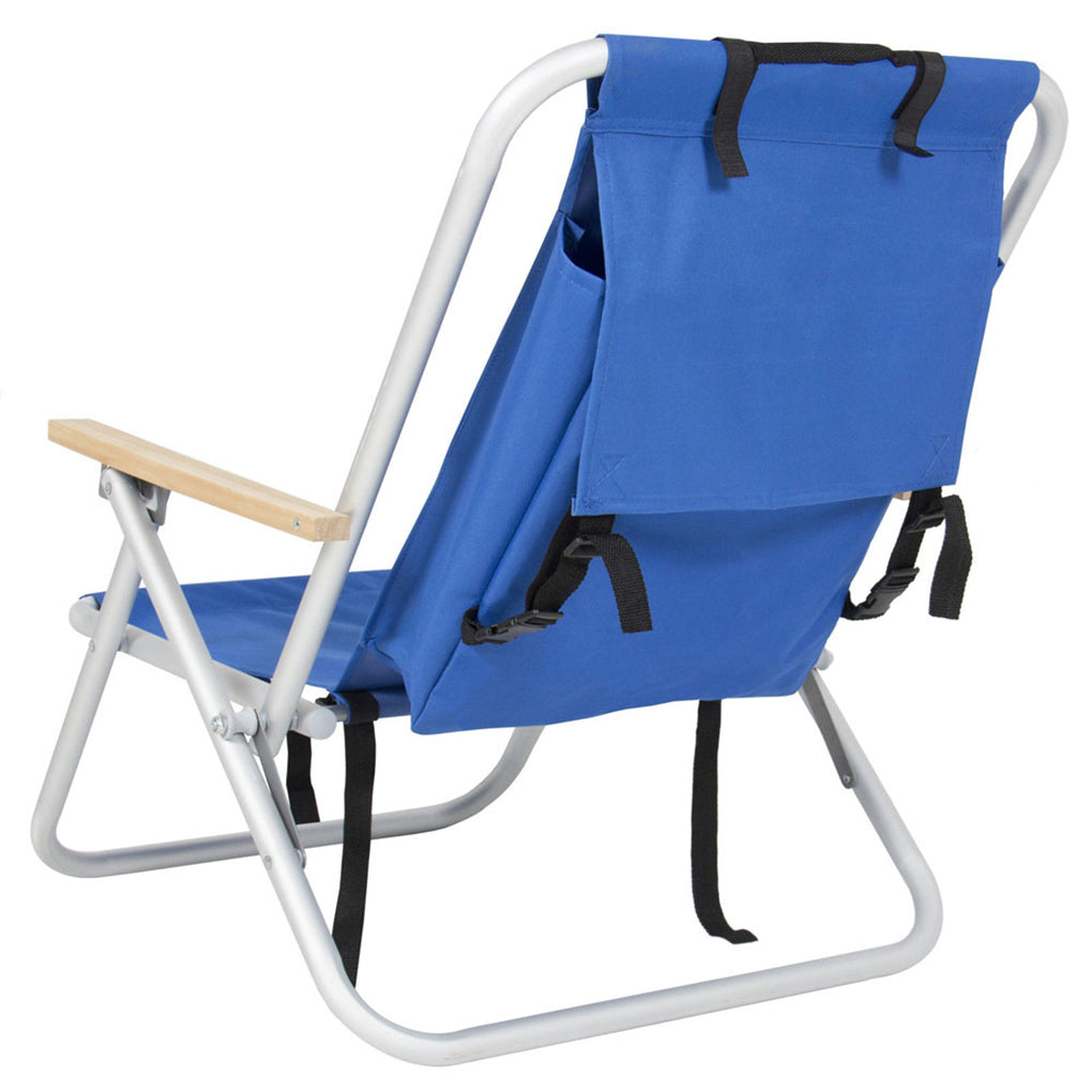 Portable Folding Fishing Chair Outdoor Camping Leisure Picnic Back Beach Adjustable Headrest Chair