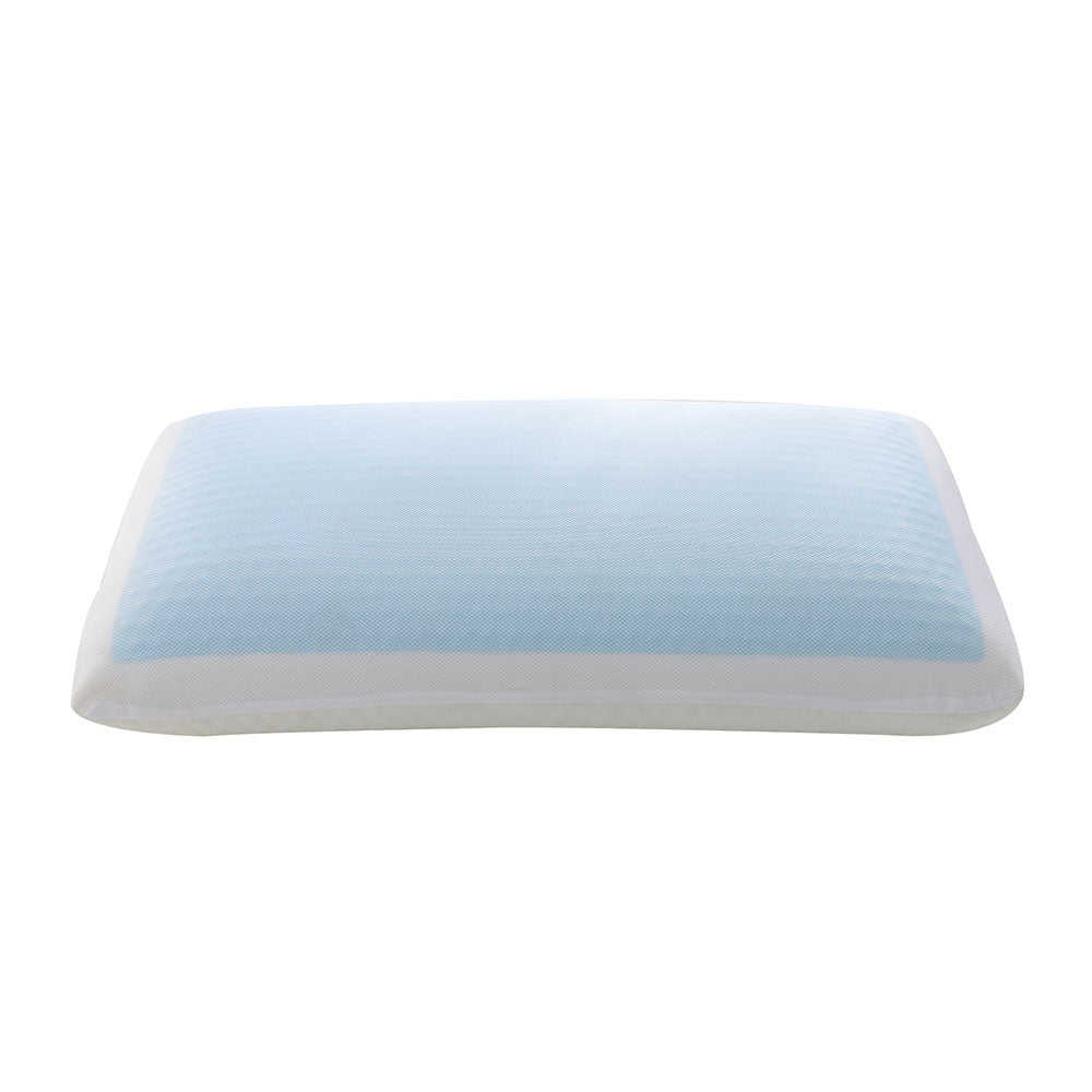 Memory Foam Gel Cooling Pillow, Cool in Summer & Warm in Winter, Comfortable Ergonomic Pillow Supporting The Head and Neck, Washable Cover
