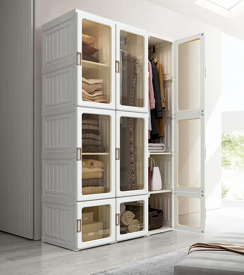 ⚡Clearance Sale ❤Multifunctional Foldable Modern Wardrobe Cabinets (🔥Buy two for free shipping)