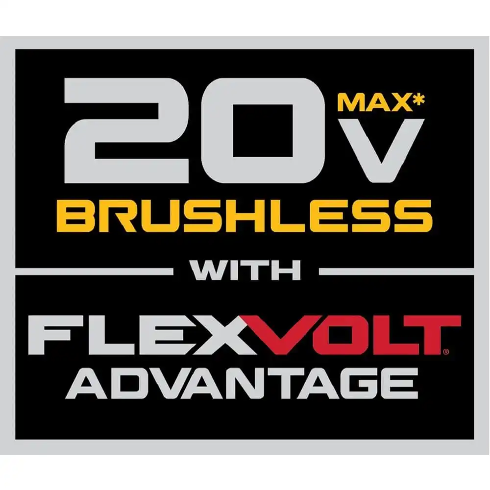 DEWALT 20V MAX Cordless Brushless 4.5 - 5 in. Paddle Switch Angle Grinder with FLEXVOLT ADVANTAGE (Tool Only) DCG416B