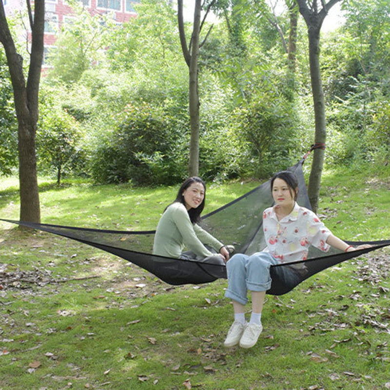 ametoys Outdoor Breathable Mesh Triangle Hammock for Camping Hiking