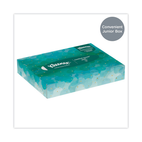 Kleenex White Facial Tissue Junior Pack， 2-Ply， 40 Sheets/Box， 80 Boxes/Carton (21195)