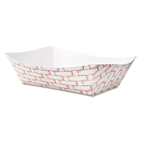 Boardwalk Paper Food Baskets | 3lb Capacity， Red