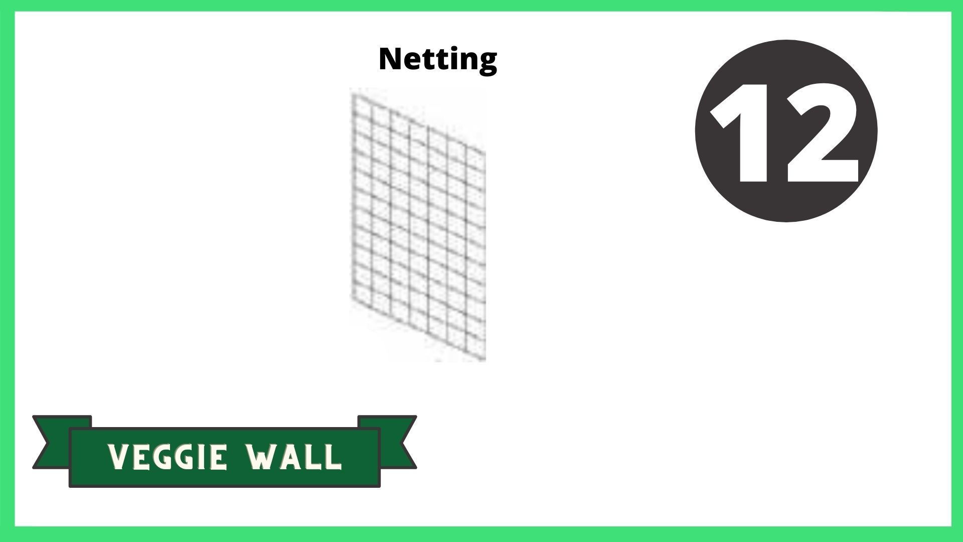 REPLACEMENT PARTS for: Stack & Extend Veggie Wall Kits