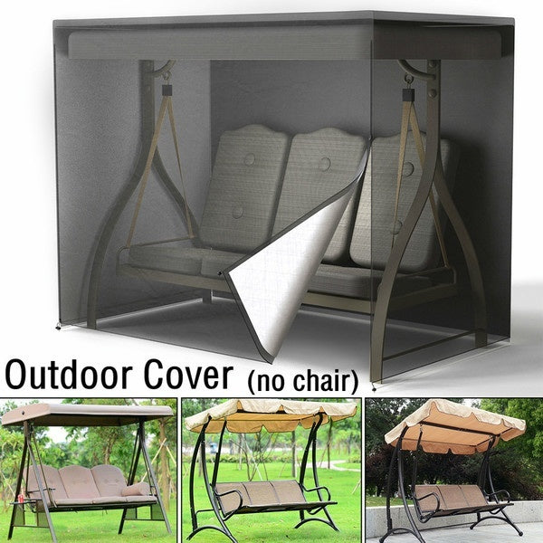 Everso Waterproof Garden Patio Outdoor 3 Seater Swing Seat Hammock Cover Furniture Protector