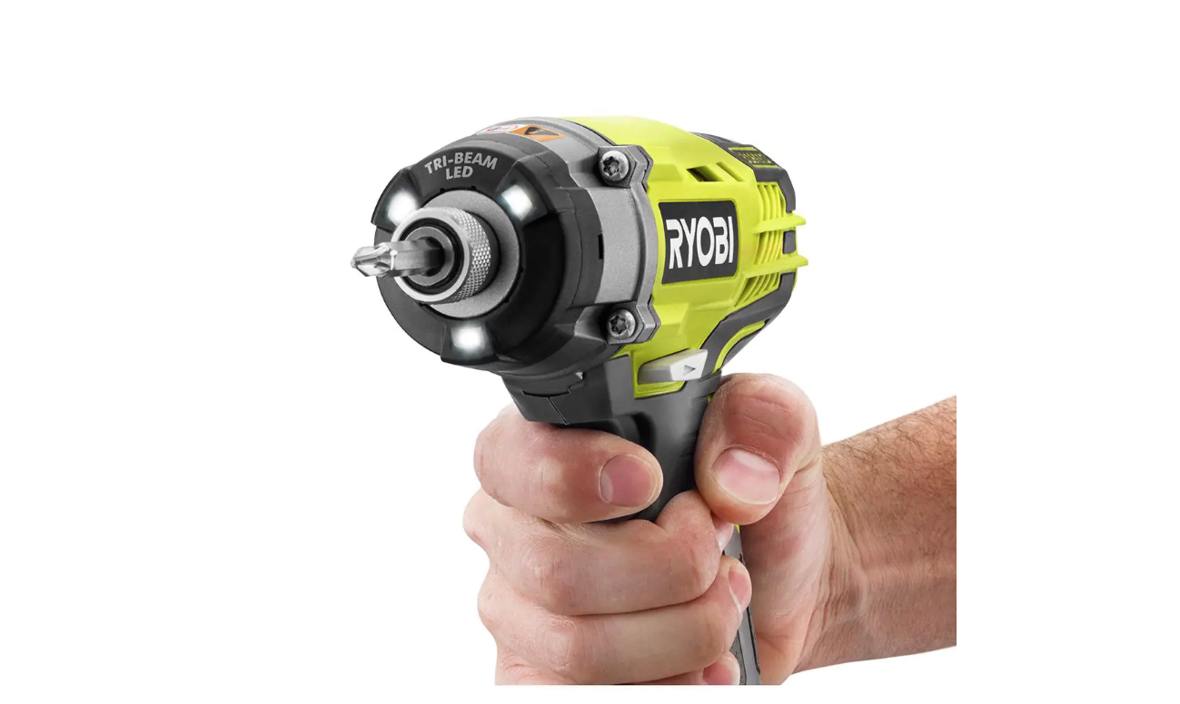 RYOBI P237 ONE+ 18V Cordless 3-Speed 1/4 in. Hex Impact Driver (Tool Only)