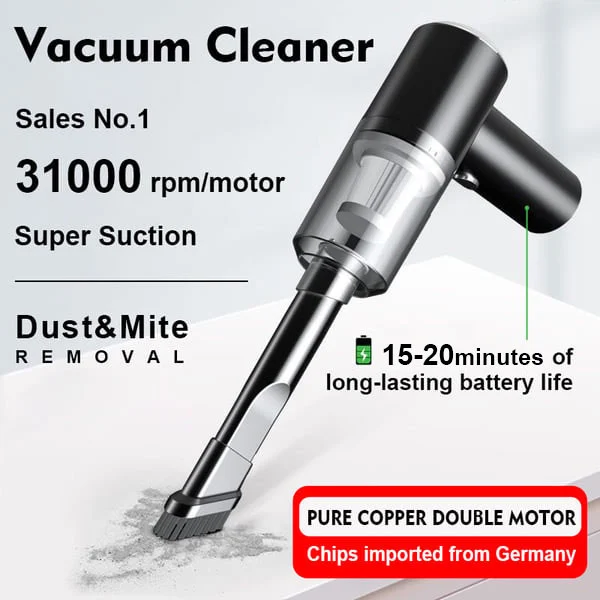 🔥  Promotion 48% OFF - Wireless Handheld Car Vacuum Cleaner