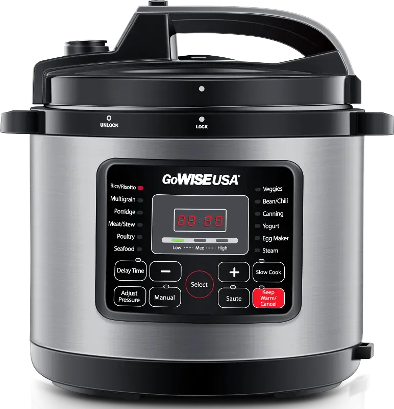 GoWISE Programmable 6-Quart Pressure Cooker