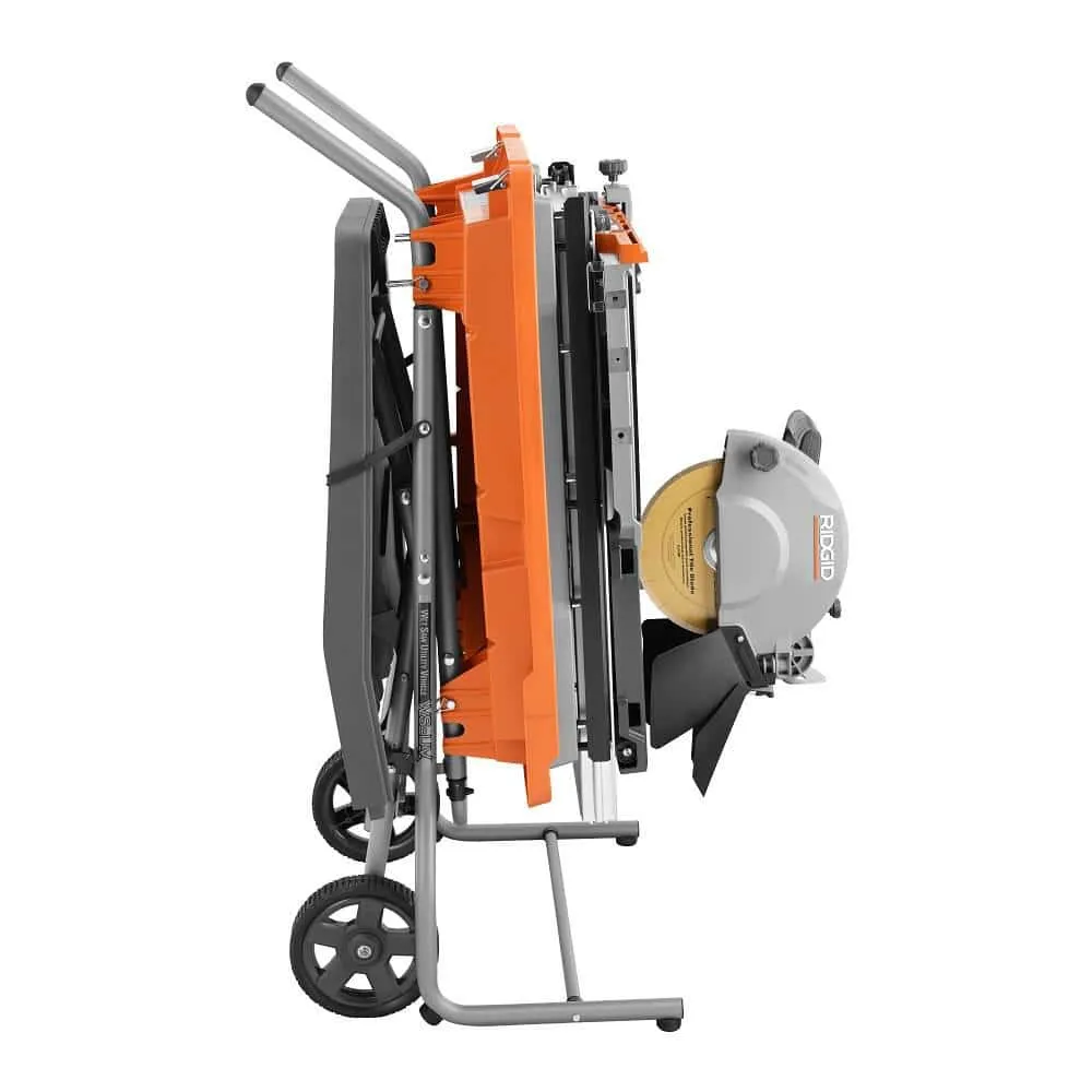 RIDGID 15 Amp 10 in. Wet Tile Saw with Portable Stand R4093