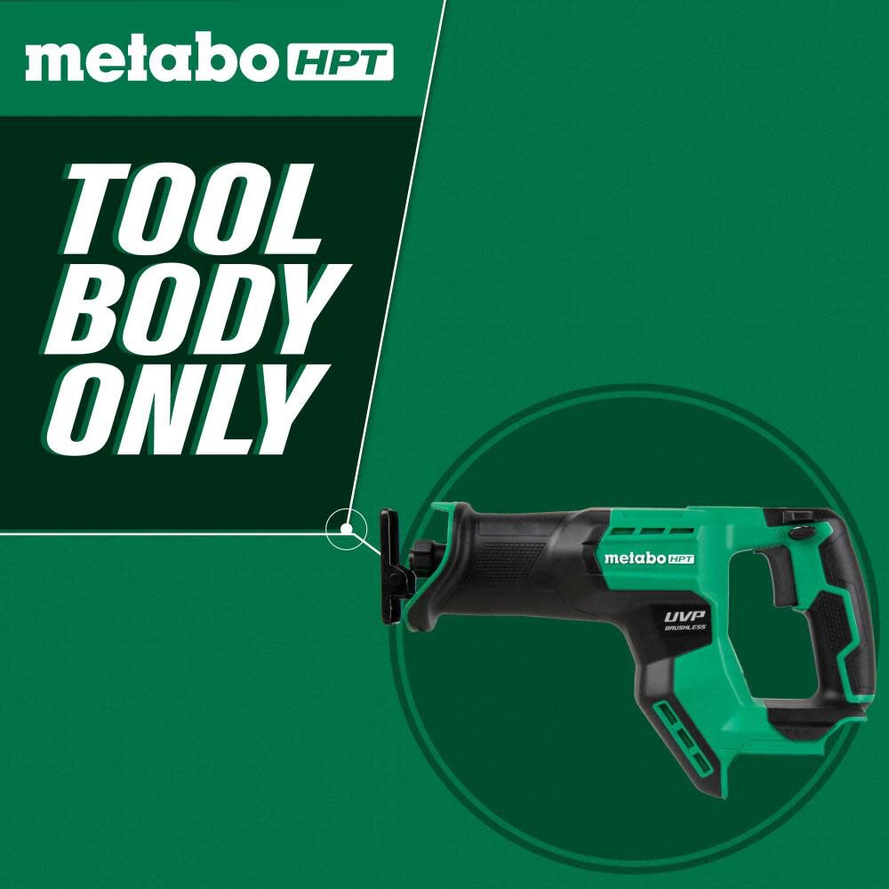 Metabo HPT 18V MultiVolt Cordless Compact Reciprocating Saw CR18DMAQ4M from Metabo HPT