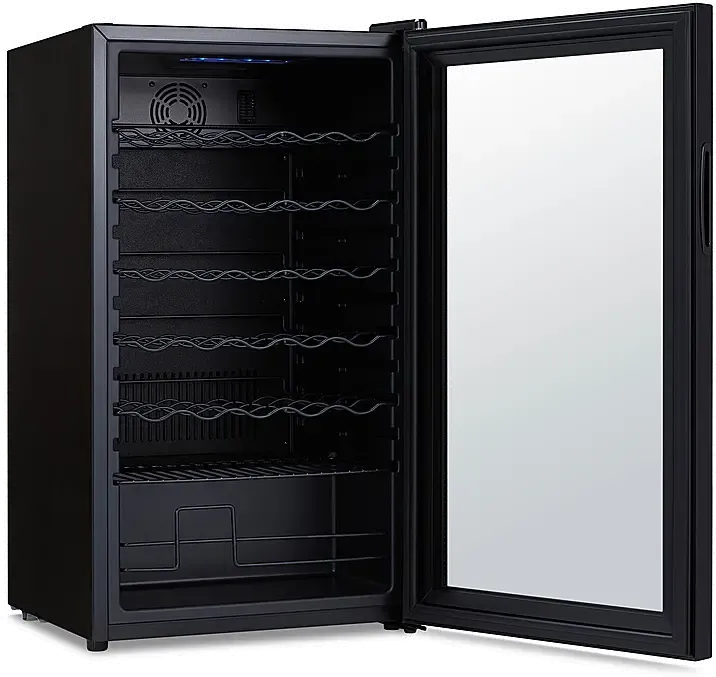 Newair Shadow Series 34 Bottle Wine Cooler Refrigerator - Black