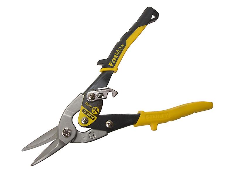 Stanley Tools Yellow Aviation Snip Straight Cut 250mm (10in) STA214563