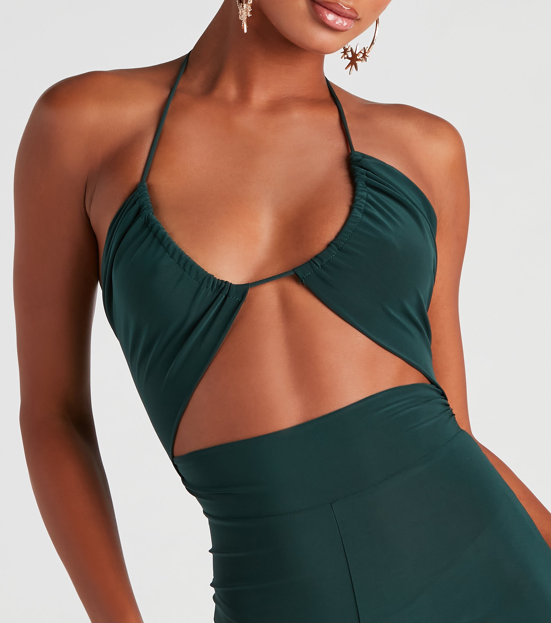 Sleek And Sultry Halter Jumpsuit
