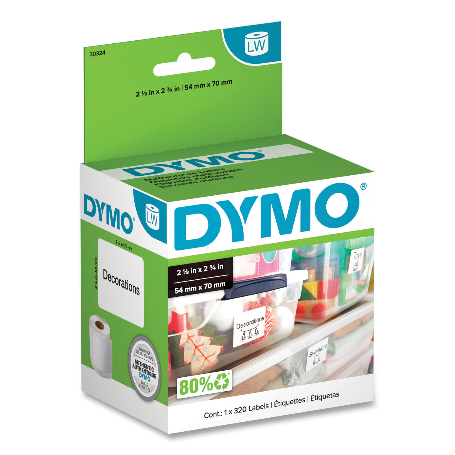 LW Multipurpose Labels by DYMOandreg; DYM30324