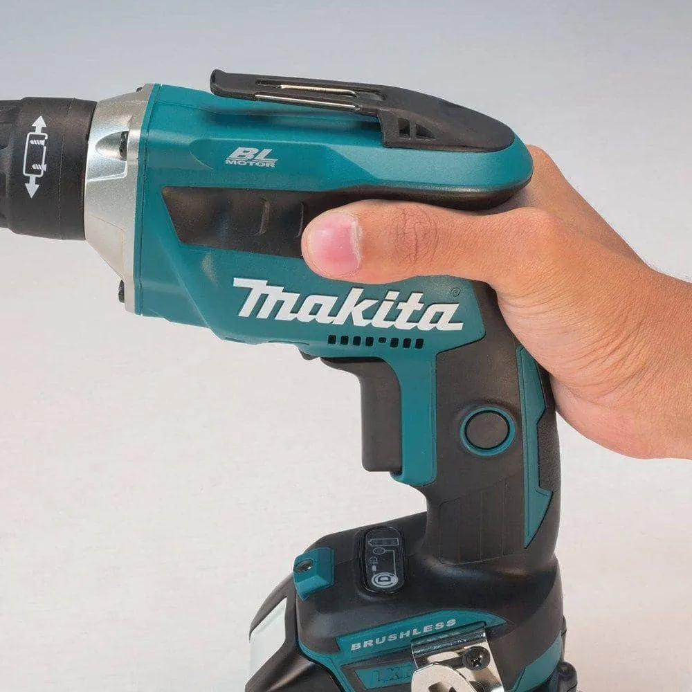Makita 18V LXT Lithium-Ion Brushless Cordless Drywall Screwdriver with Push Drive Technology (Tool-Only) XSF03Z
