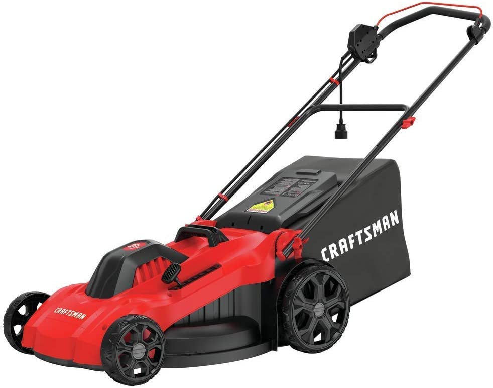 CRAFTSMAN Electric Lawn Mower， 20-Inch， Corded， 13-Ah (CMEMW213)